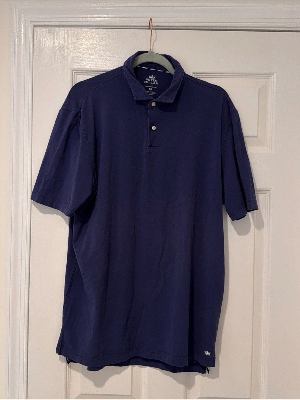 Peter Millar Men's Deep Navy Short Sleeve Polo